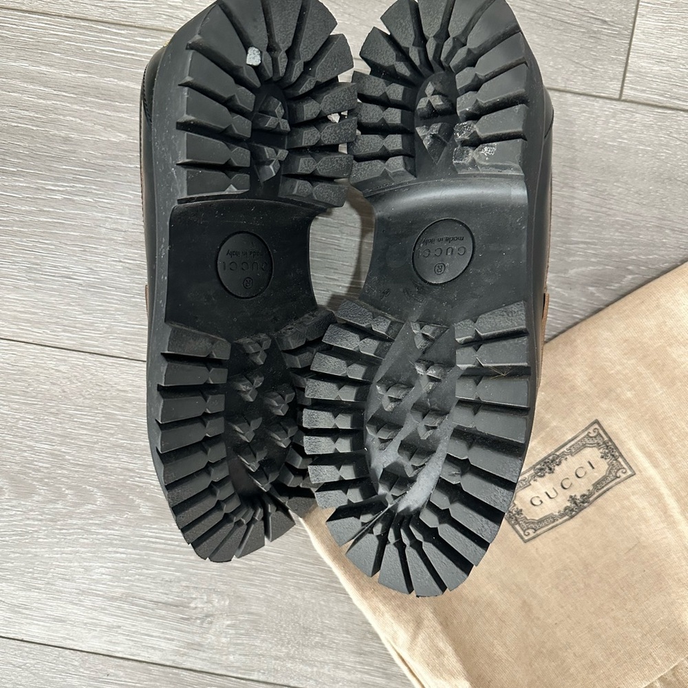 Gucci chunky loafers